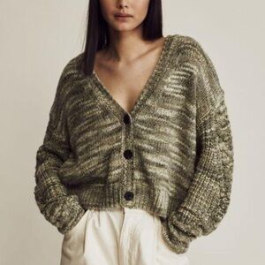 Line Green Lily Evelyn Cardigan